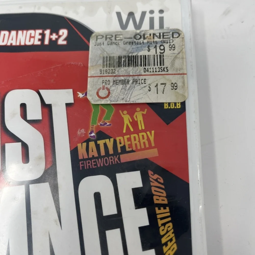 Just Dance Greatest Hits Nintendo Wii Case Only (NO GAME DISC)